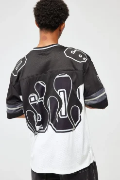 LV-Raiders Flame Jersey Black/White