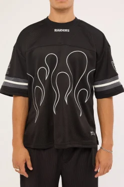 LV-Raiders Flame Tee Black