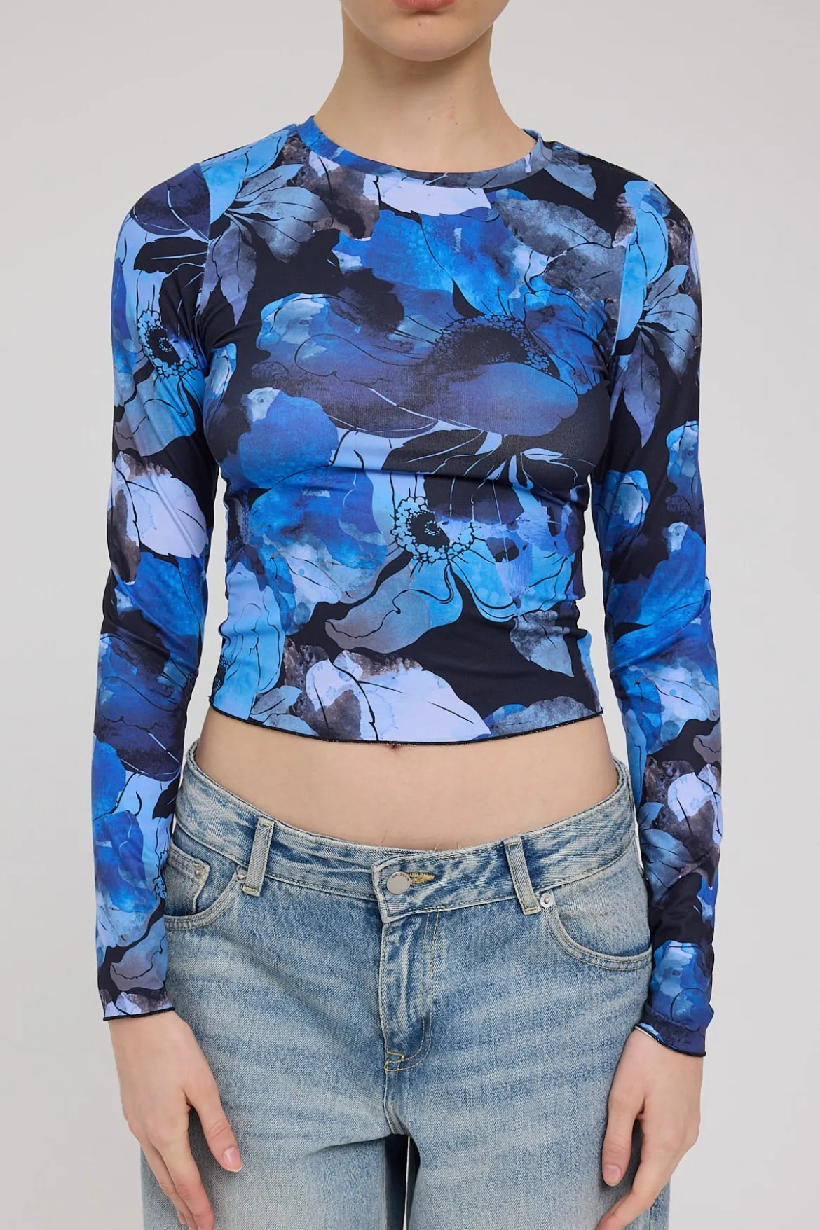 Macy Long Sleeve Tee Floral Print
