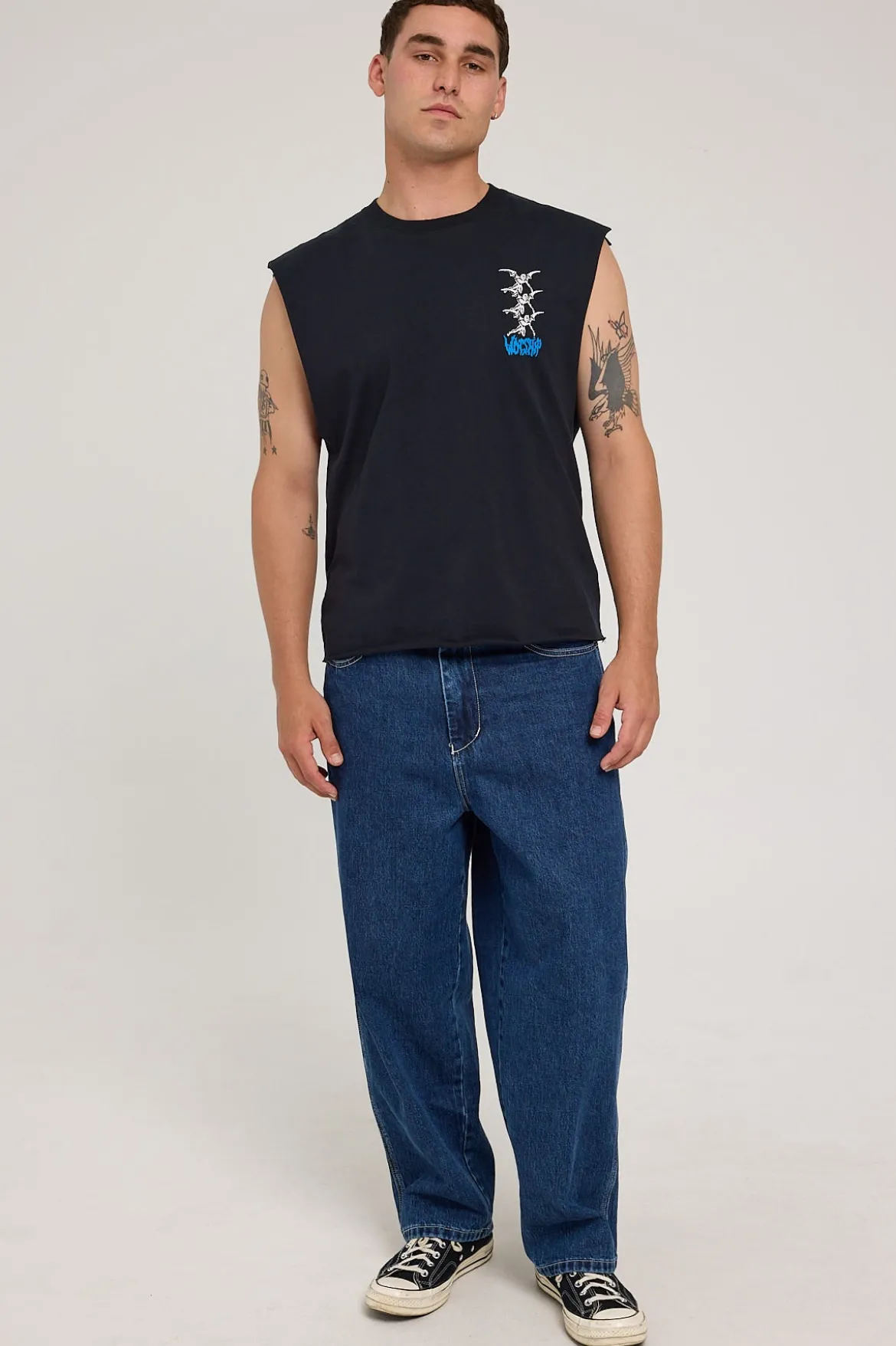 Magic Potion Muscle Tee Washed Black