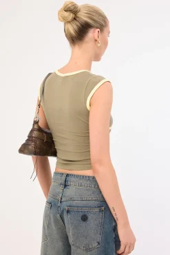 Major League Wrap Top Kelp