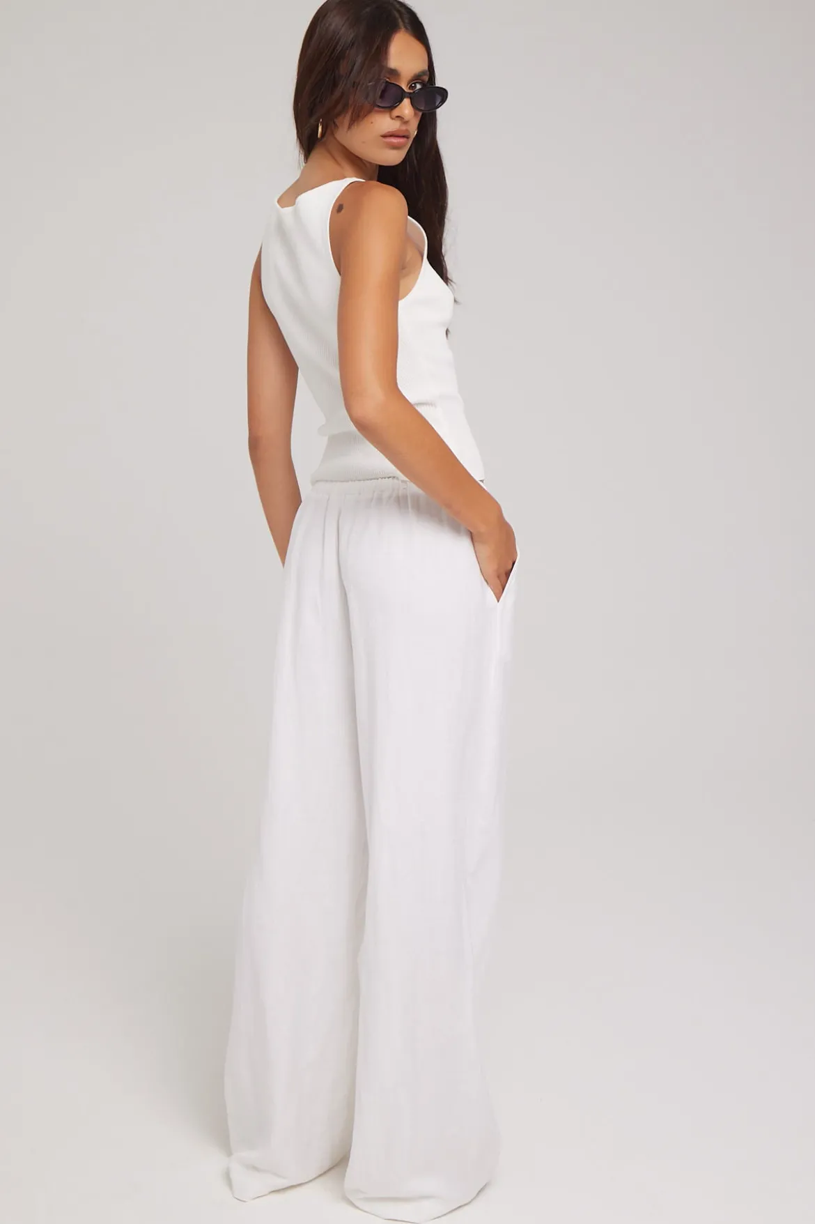 Majorca Beach Pant White