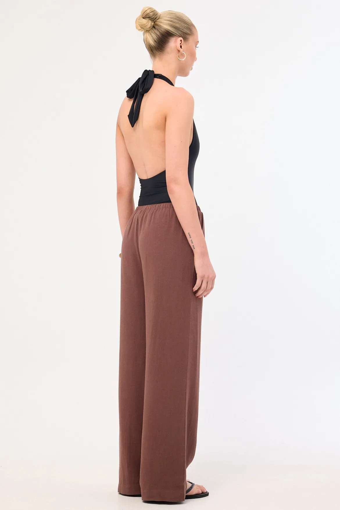Majorca Elastic Pant Brown