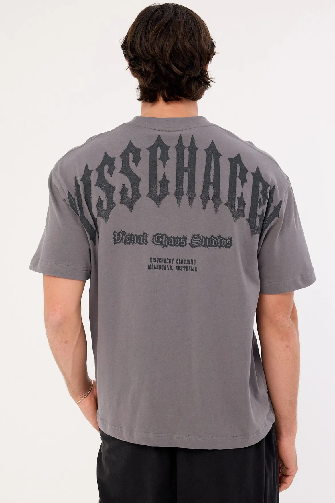 Manor Oversized Tee Charcoal