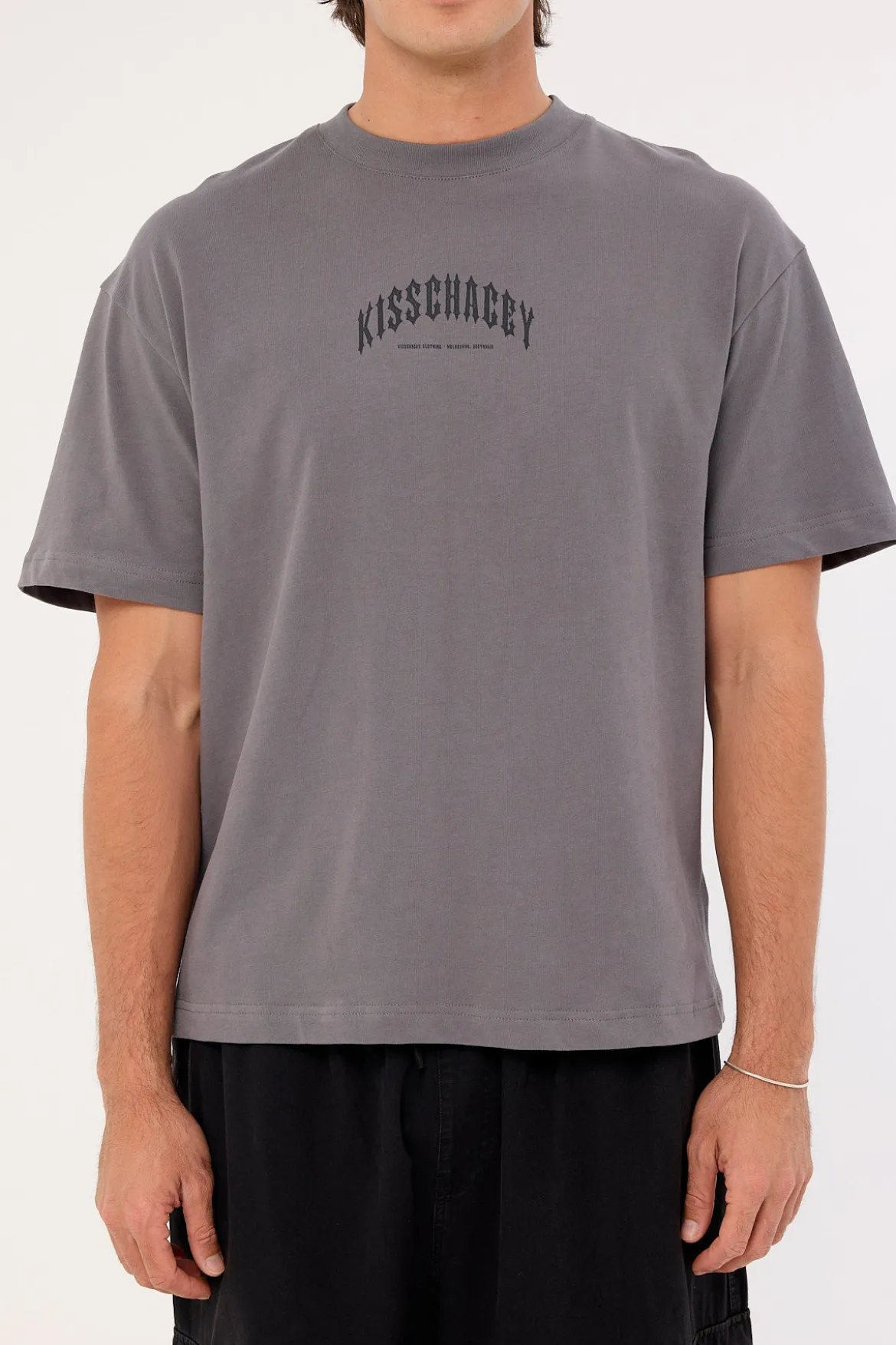 Manor Oversized Tee Charcoal