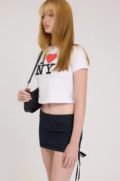 Marbella Mini Skirt Dark Denim