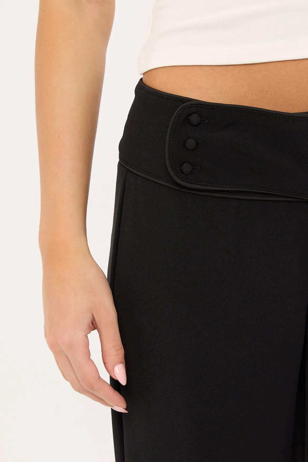 Marcia Mid Rise Pant Black