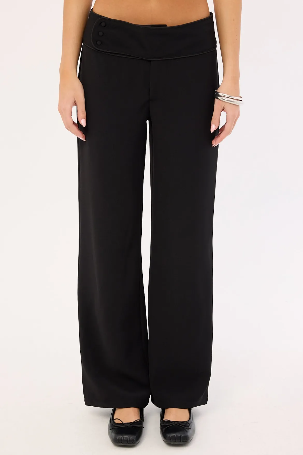 Marcia Mid Rise Pant Black