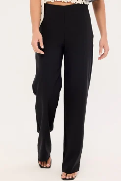 Margaux High Rise Pants Black