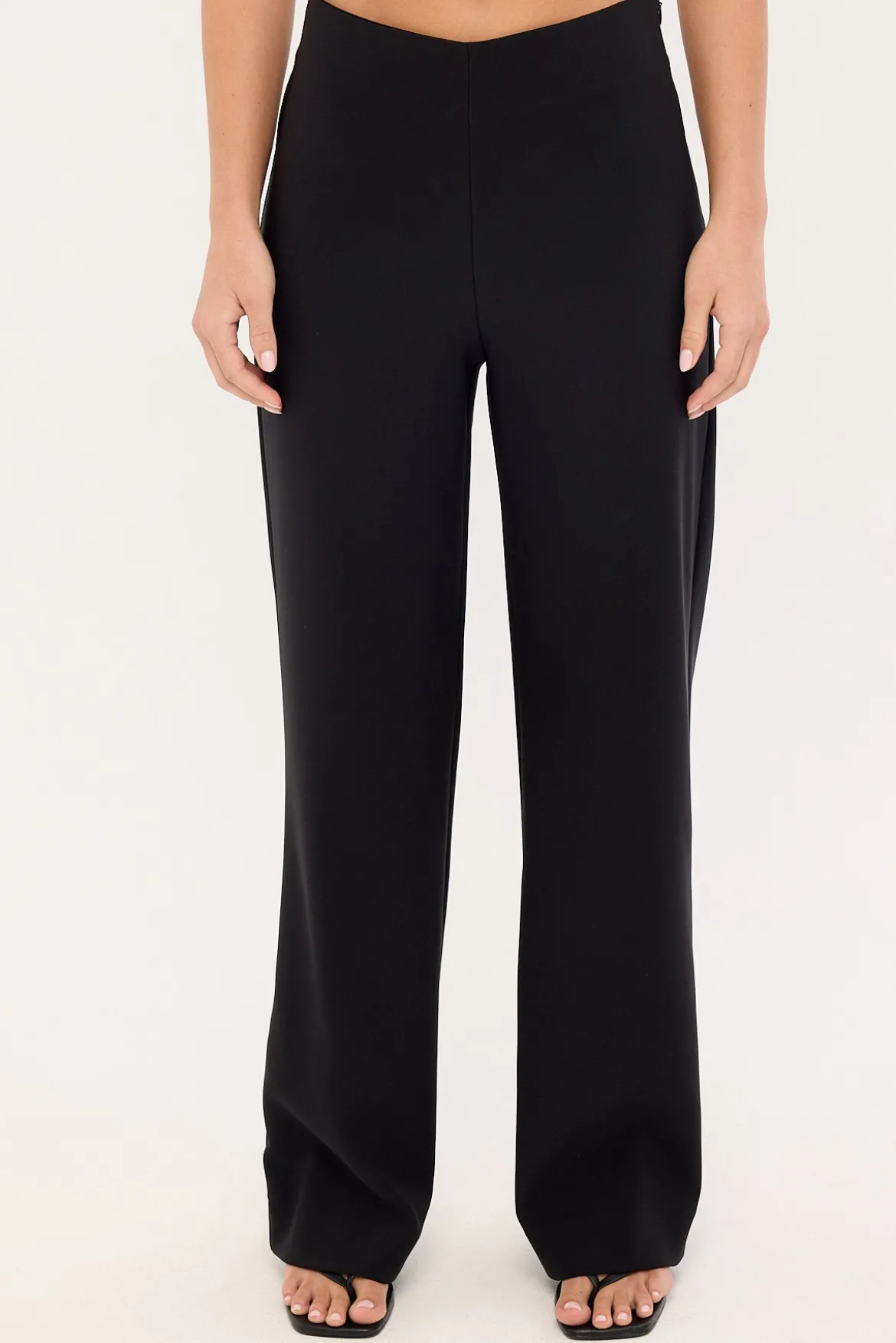 Margaux High Rise Pants Black