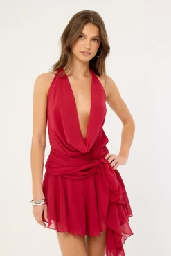 Maria Mini Dress Red