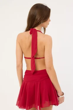 Maria Mini Dress Red