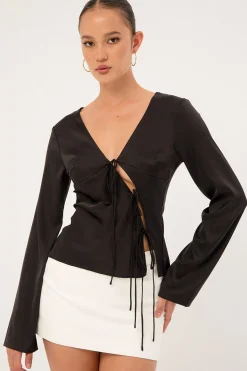 Mariah Long Sleeve Onyx
