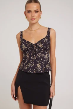 Marigold Melody Cami Top Floral Print