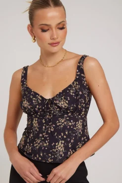 Marigold Melody Cami Top Floral Print