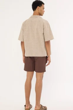 Marine Swim Short Choc Brown