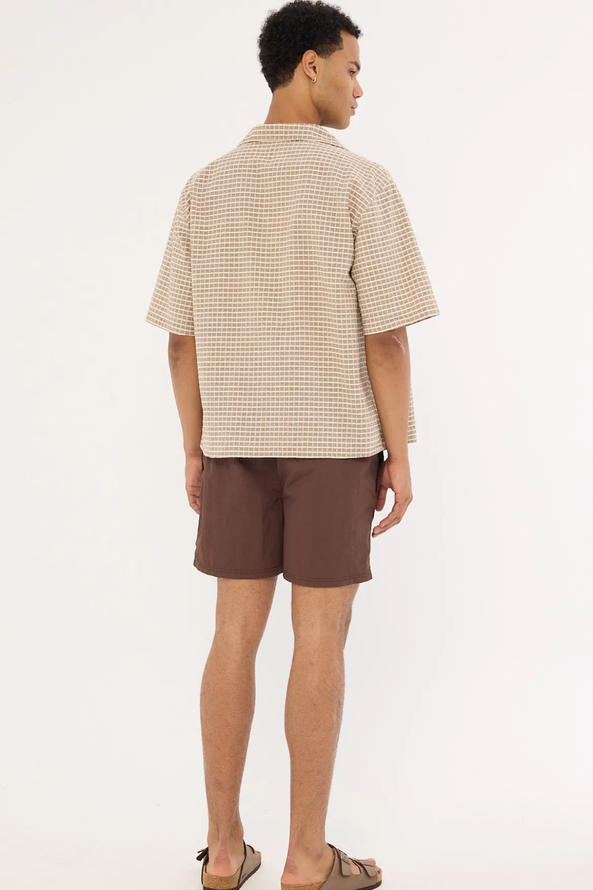 Marine Swim Short Choc Brown
