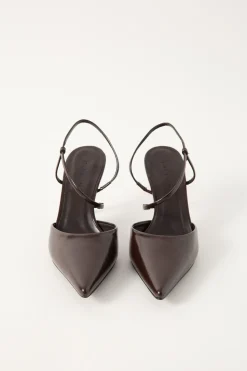 Marisol Stiletto Heel Chocolate Shine