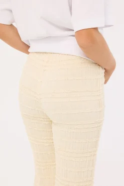Marisole Mid Rise Pant Cream