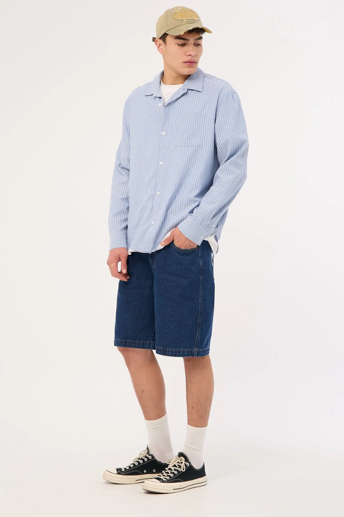 Mark Bull Denim 91 Short Raw Indigo