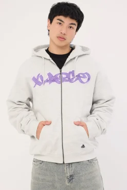 Mark Zip Thru Hood Snow Marle