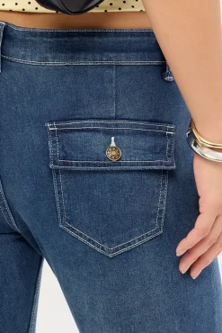 Mary-Kate Jean Mid Blue Denim