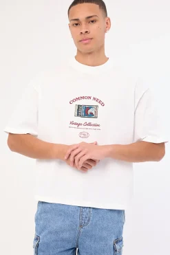 Matchbox Cropped Heavyweight Easy Tee White