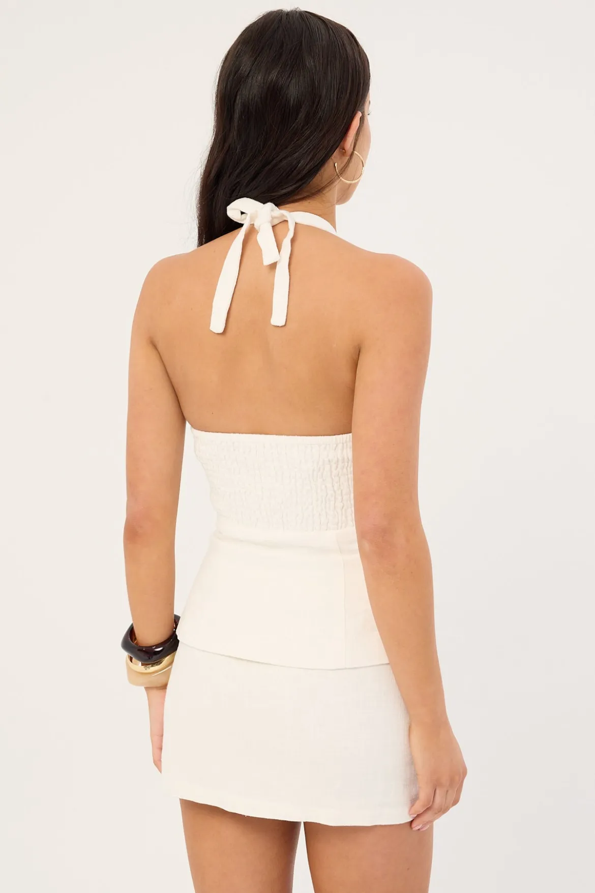Maui Keyhole Top White