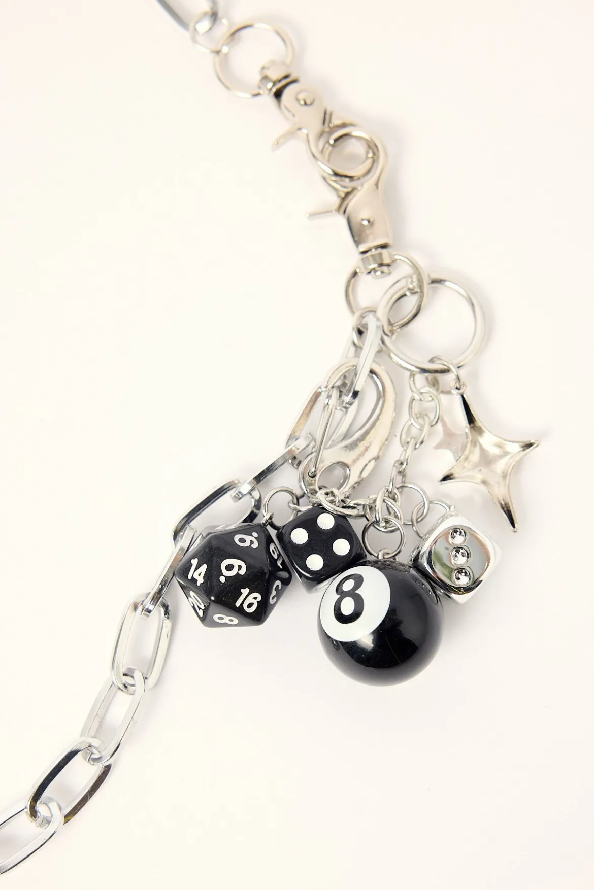 Mayhem Wallet Chain Silver