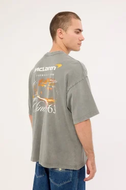 Mclaren 1963 Boxy Tee Washed Black