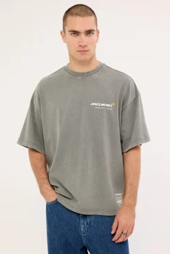 Mclaren 1963 Boxy Tee Washed Black