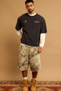 McLaren 1963 Boxy Tee Washed Black Black