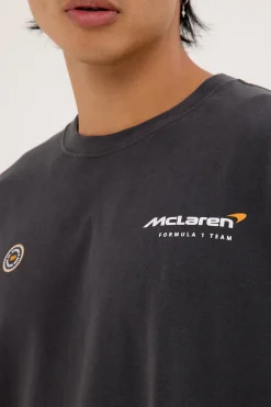 McLaren 1963 Boxy Tee Washed Black Black