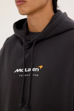 McLaren 38 Hoodie Washed Black Washed Black