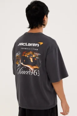 McLaren Apex Boxy Tee Faded Slate Faded Slate