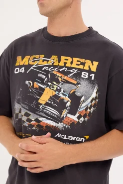 McLaren Checkered Tee Washed/Vintage White