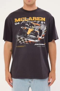 McLaren Checkered Tee Washed/Vintage White