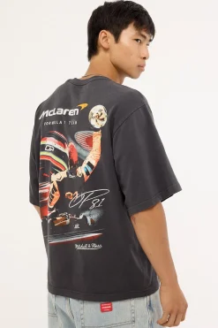 McLaren Piastri Signature Boxy Tee Washed Black