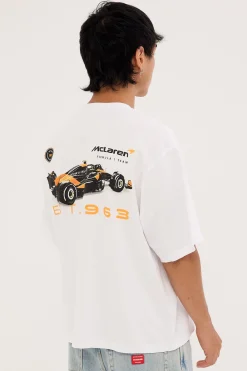 McLaren Tailgate Boxy Tee White