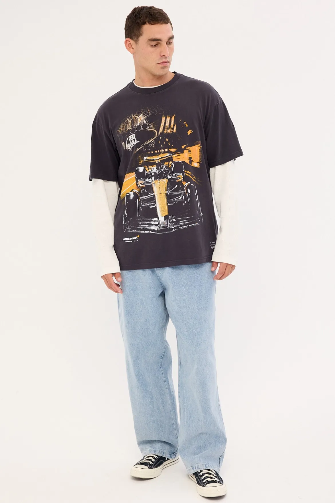 McLaren Vegas 2025 Tee Washed Black