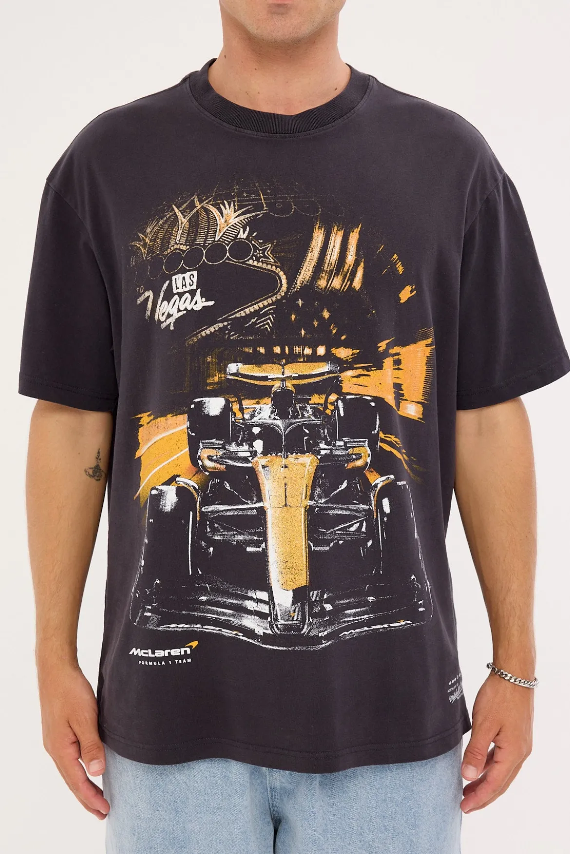 McLaren Vegas 2025 Tee Washed Black