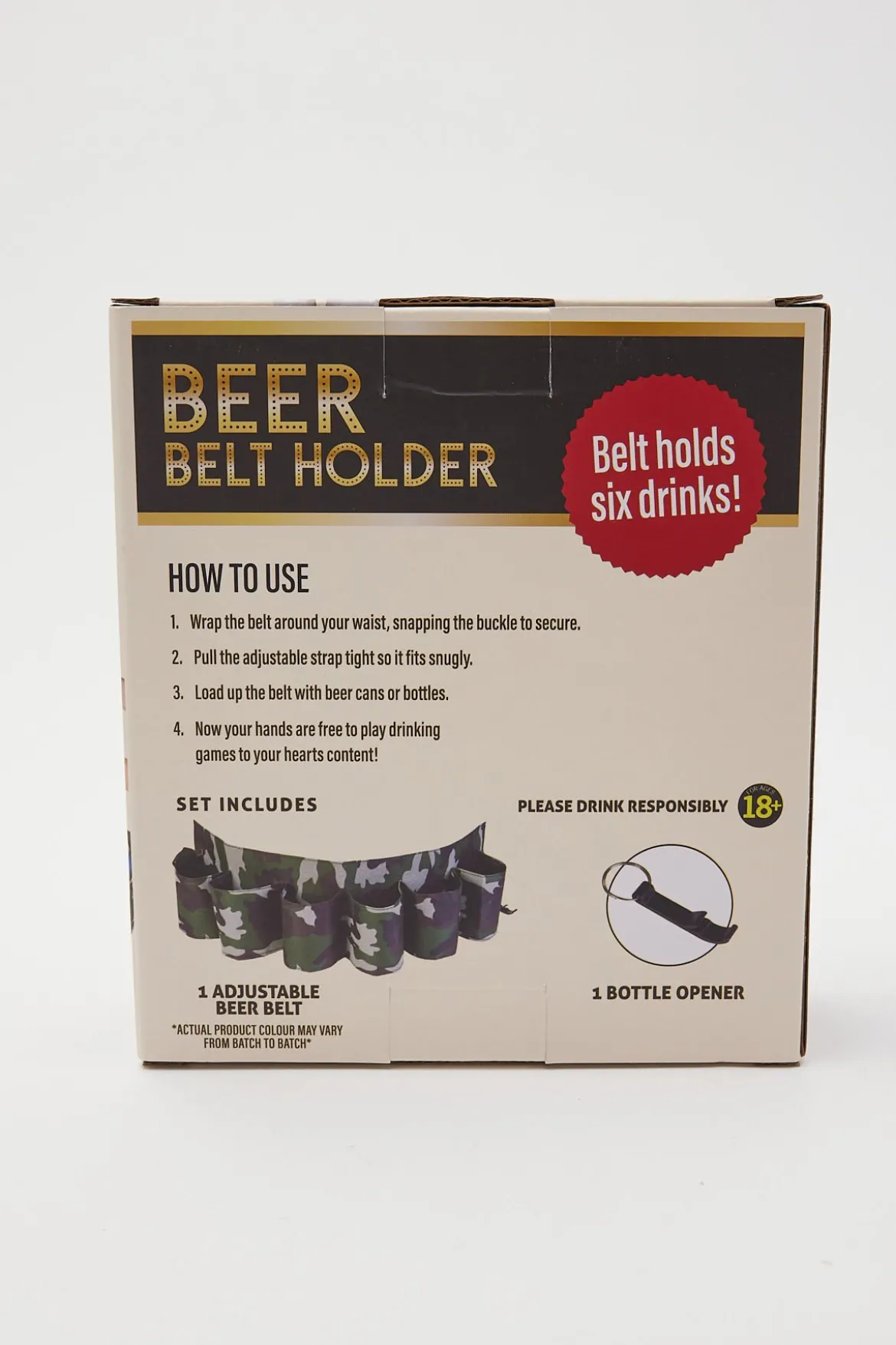 Mdi Beer Belt Holder Camo
