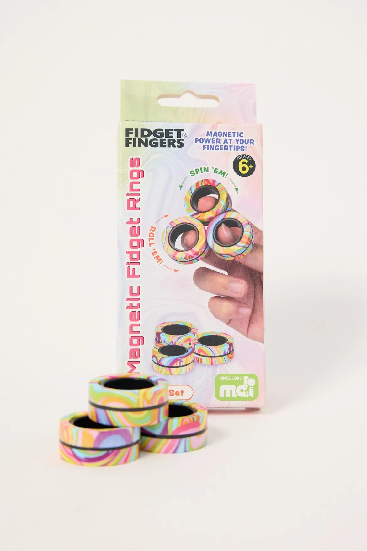 Mdi Magnetic Fidget Rings Multi