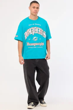 M-Dolphins Coach Tee Aqua