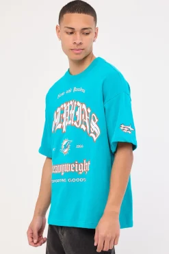 M-Dolphins Coach Tee Aqua