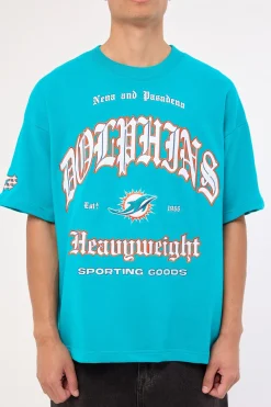 M-Dolphins Coach Tee Aqua