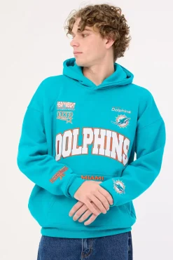 M-Dolphins Stadium Hoodie Aqua