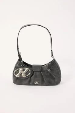 Memento Metal Keyring Bag Charcoal
