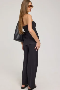 MENORCA LINEN PANT Black