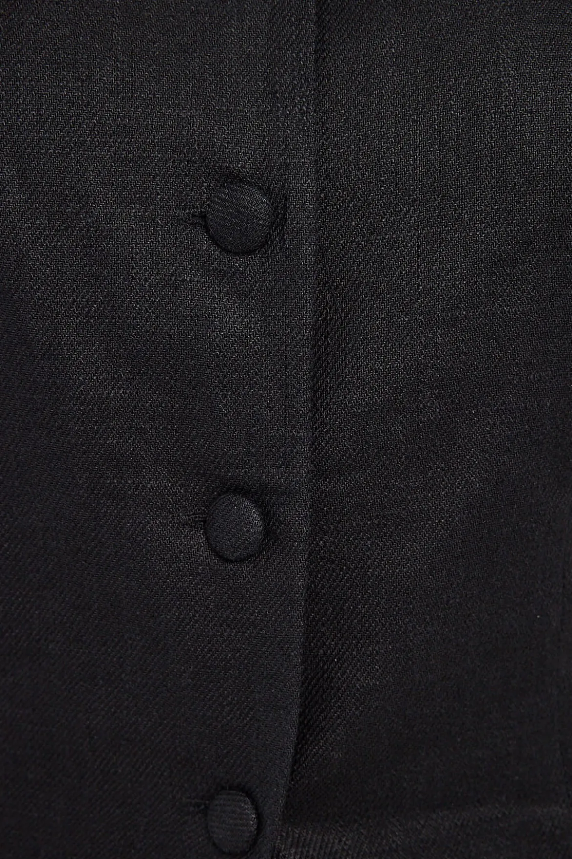 Menorca Long Line Vest Black